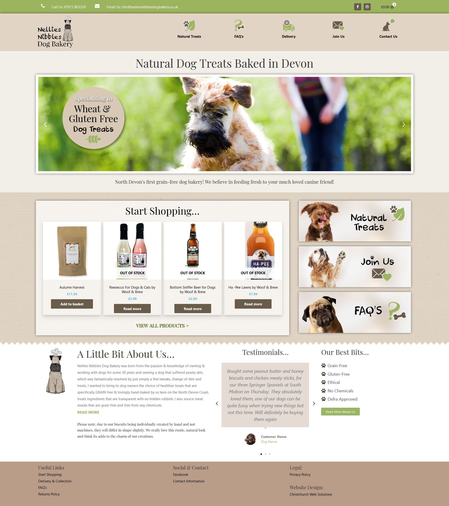 Nellies Nibbles Website