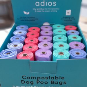 Adios Compostible Poo Bags Single Rolls