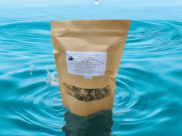 Dried fish Skin Cubes 200g