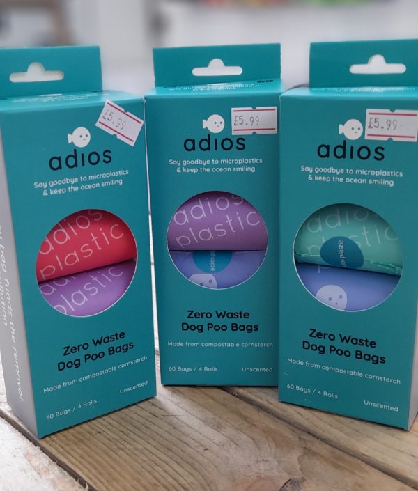 Adios Compostable Poo Bags Box 4 Rolls