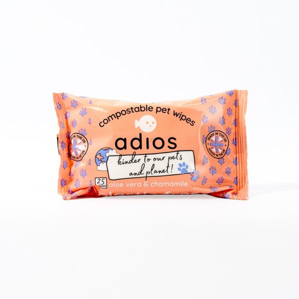 Adios Compostable Pet Wipes