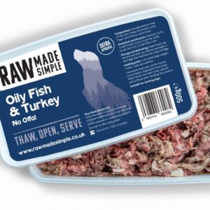 Raw Made Simple-Oily Fish & Turkey 500g