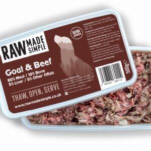 Raw Made Simple- Goat & Beef 500g