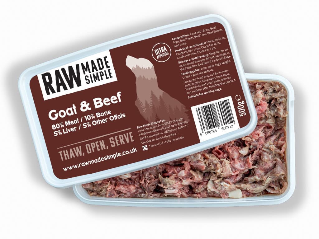 Raw Made Simple- Goat & Beef 500g
