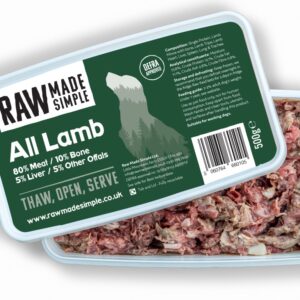 Raw Made Simple-All Lamb 500g