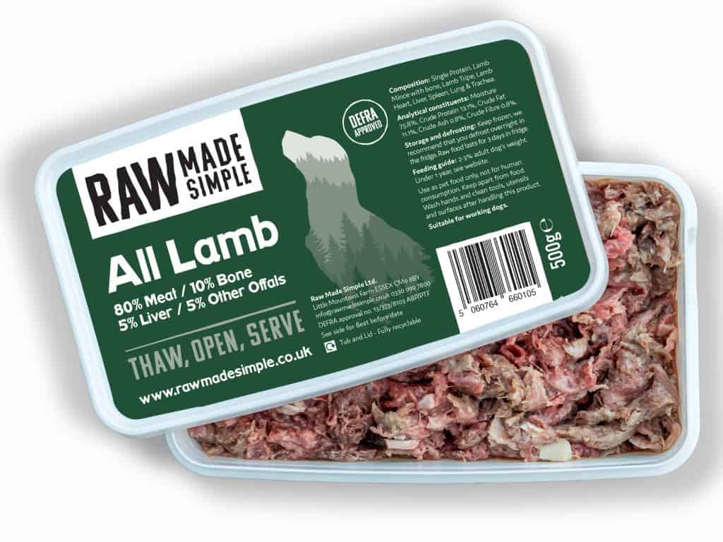 Raw Made Simple-All Lamb 500g