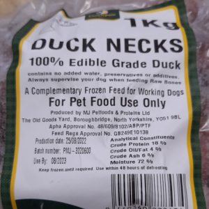 Dougie's Duck Necks 1kg