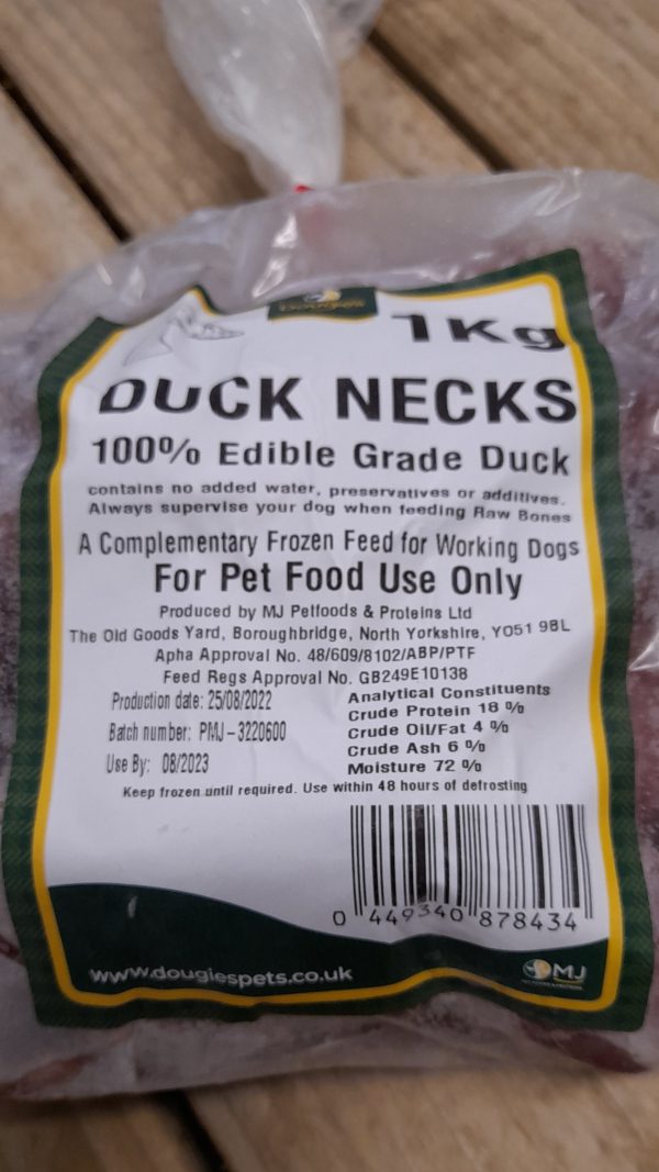 Dougie's Duck Necks 1kg