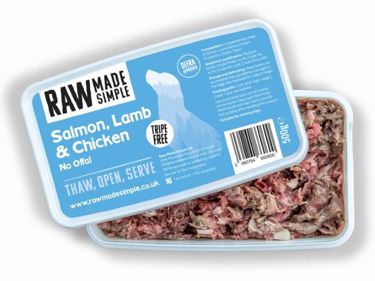 Raw Made Simple Salmon, Lamb & Chicken 500g