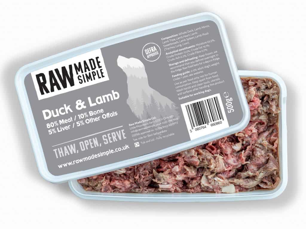 Raw Made Simple Duck & Lamb 500g