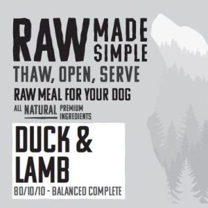 Raw Made Simple Duck & Lamb 500g