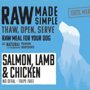 Raw Made Simple Salmon, Lamb & Chicken 500g