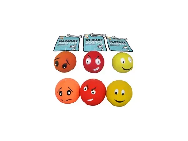 Good Boy Latex Face Balls Dog Toy