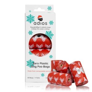 Adios Christmas Poo Bags
