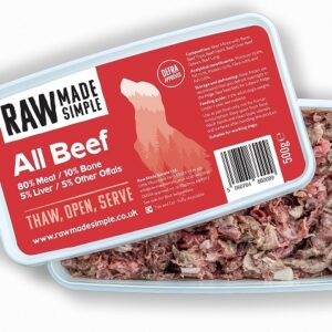 Raw Made Simple- All Beef With Bone 500g