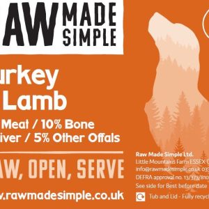 Raw Made Simple- Turkey & Lamb