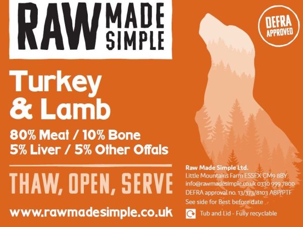 Raw Made Simple- Turkey & Lamb