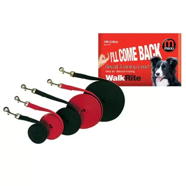 Mikki Recall Training Lead 30ft (Black)