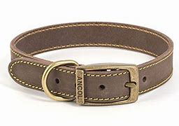 Ancol Timberwolf Leather Dog Collar Sable