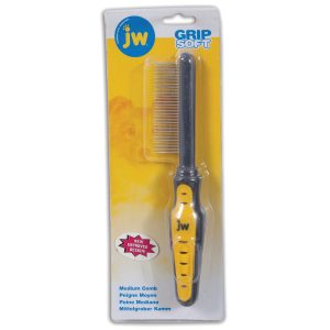 JW GripSoft Flea Comb For Dogs