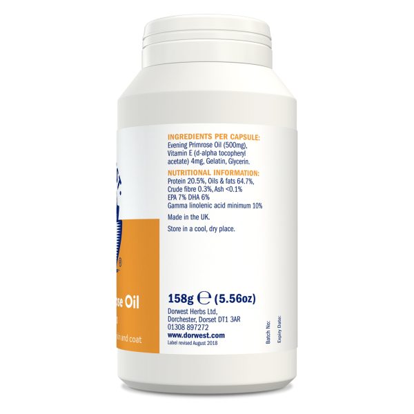 Dorwest Evening Primrose Oil Capsules For Dogs And Cats - Image 3