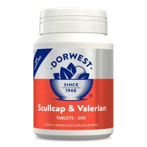 Dorwest Scullcap & Valerian Tablets For Dogs And Cats