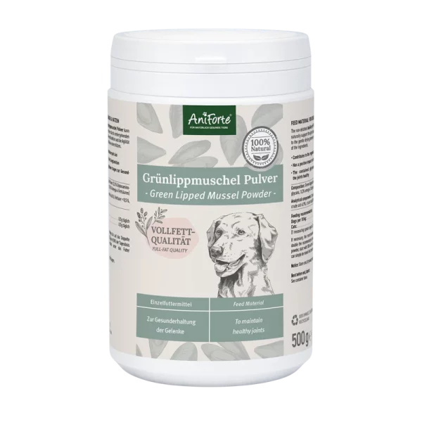 Aniforte Green Lipped Mussel Powder for Dogs and Cats - Joint Support Supplement