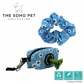 Ancol Soho Patterned Poop Bag & Scrunchie