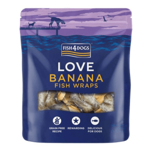 Fish4dogs Love Banana Fish Wraps