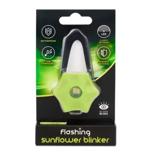 Animal Instincts Yellow Flashing Safety Sunflower Usb Blinker
