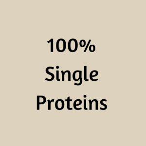 100% Single Meat Proteins