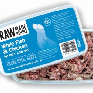 Raw Made Simple White Fish & Chicken 500g