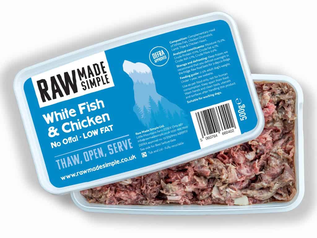 Raw Made Simple White Fish & Chicken 500g