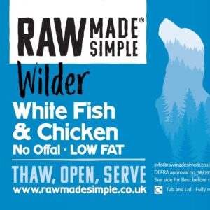 Raw Made Simple White Fish & Chicken 500g