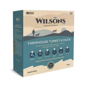 Farmhouse Turkey & Duck Premium British Cold Pressed Dog Food 2kg