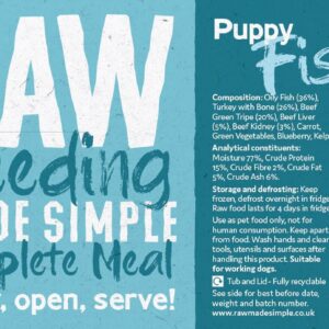 Raw Made Simple Puppy Complete Fish 500g