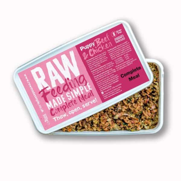 Raw Made Simple Puppy Beef & Chicken 500g