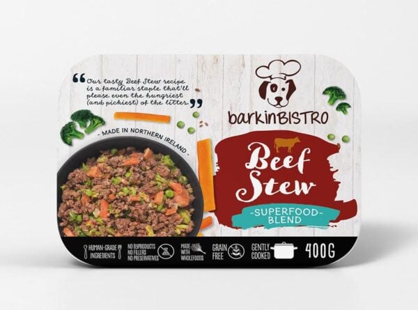 Beef Stew Cooked Dog Food 400g