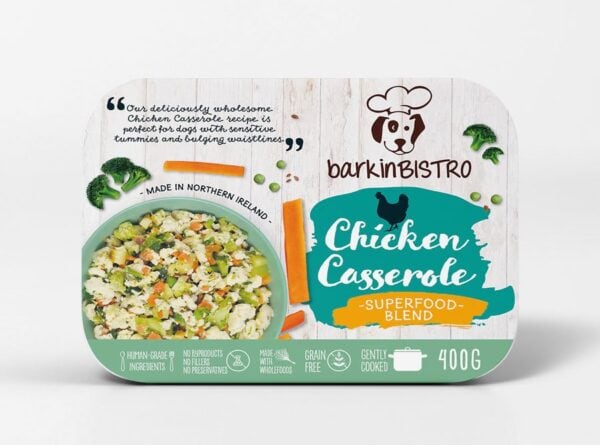 Chicken Casserole Cooked Dog Food 400g