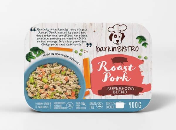 Roast Pork Cooked Dog Food 400g