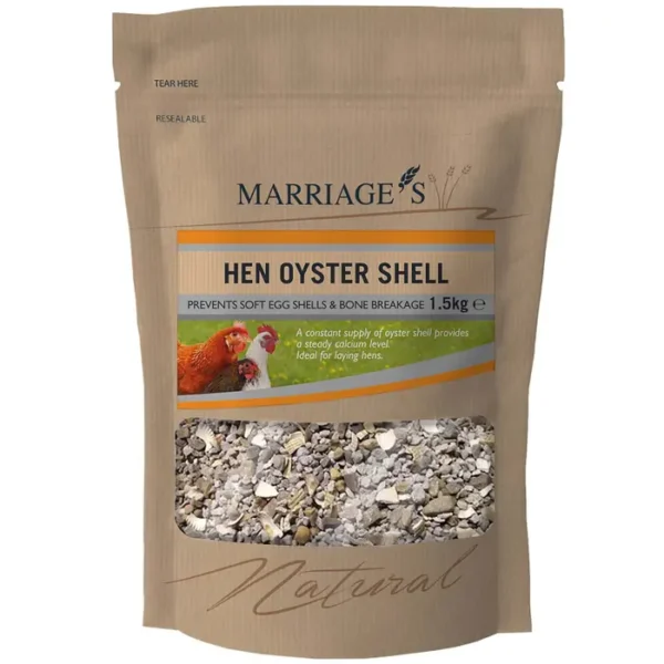 Marriages Hen Oyster Shell Grit 1.5kg