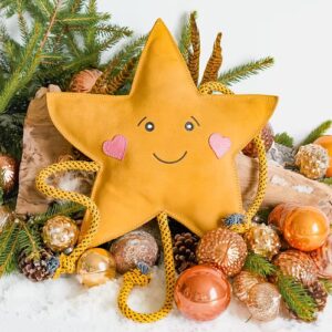Aurora the Christmas Star Dog and Horse Eco Toy