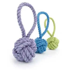 Happy Pet Nuts 4 Knots Ball Tugger Dog Toy