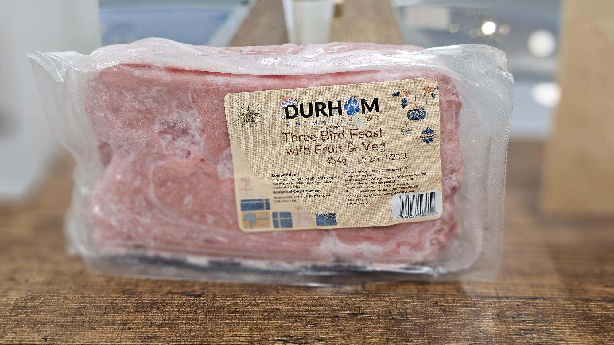 Durham Christmas Three Bird Feast 454g