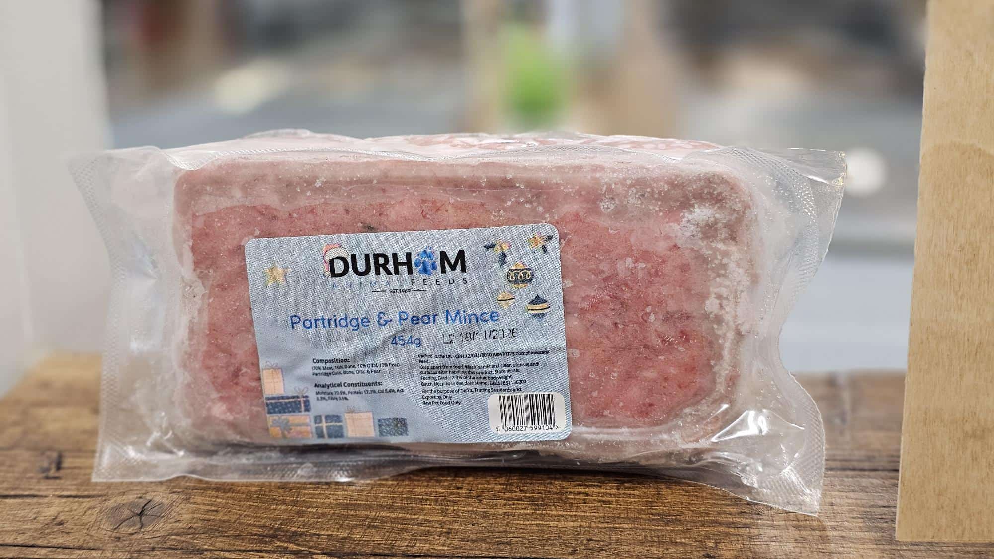 Durham Christmas Partridge & Pear 454g