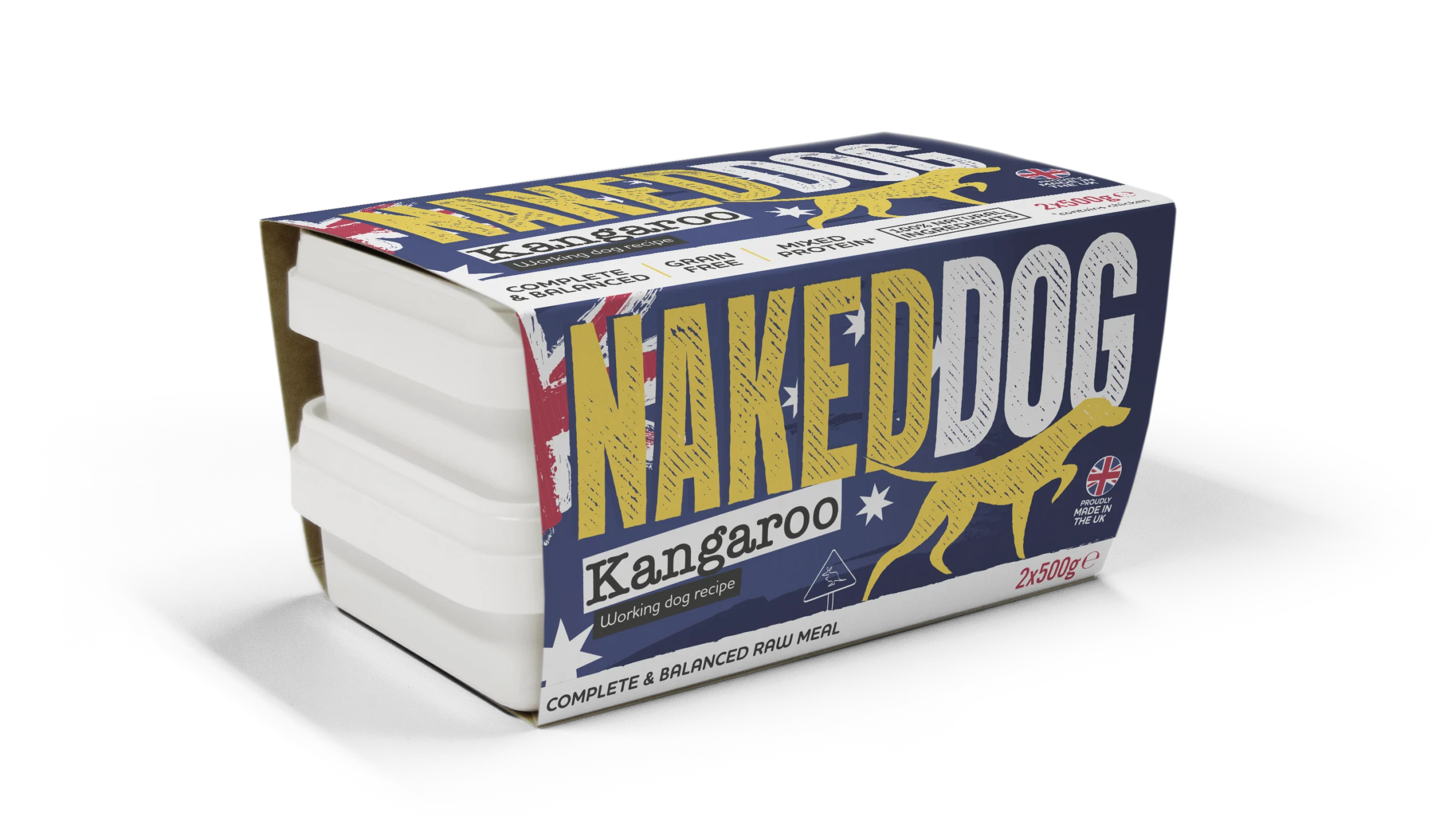 Naked Dog Beef with Kangaroo 2 x 500g