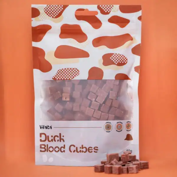 Waita Freeze Dried Duck Blood Cubes Pack 50g